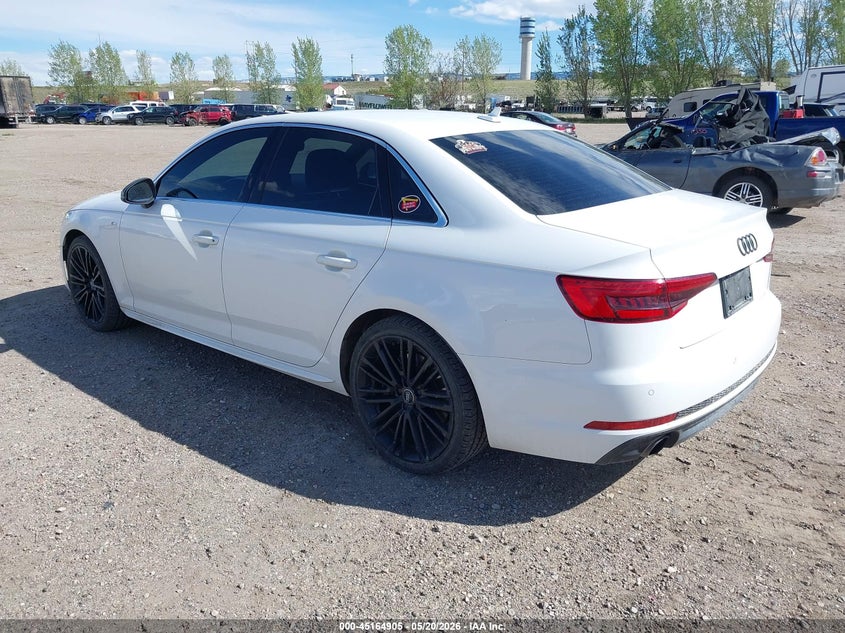 2017 Audi A4 VIN WAUENAF47HN067052 IAAI salvage auction — FRONT END, Salvage (Wyoming), sold $7,300 on 2026-07-08 (photo 3)