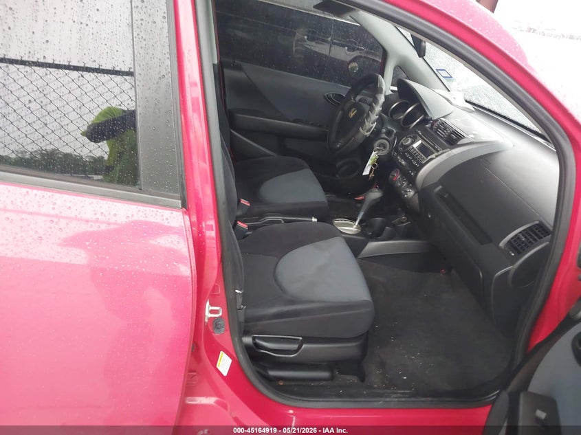2007 Honda Fit VIN JHMGD38667S048564 IAAI salvage auction — REAR END, Original (Texas), sold $750 on 2026-07-10 (photo 5)