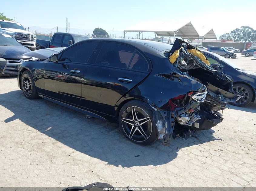 2024 Mercedes-benz C-klasse VIN W1KAF4GB4RR200248 IAAI salvage auction — REAR END, Salvage (California), sold $6,200 on 2026-07-22 (photo 3)