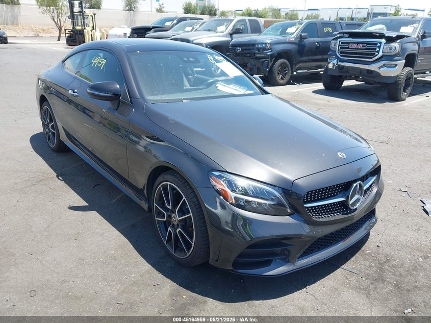2023 Mercedes-benz C-klasse VIN W1KWJ8DBXPG129923 IAAI salvage auction — LEFT FRONT, Salvage Title, sold $21,075 on 2026-07-17 (photo 1)