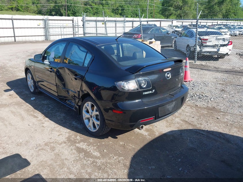 2008 Mazda 3 VIN JM1BK323X81113794 IAAI salvage auction — LEFT SIDE, Salvage (Iowa), sold $375 on 2026-07-06 (photo 3)
