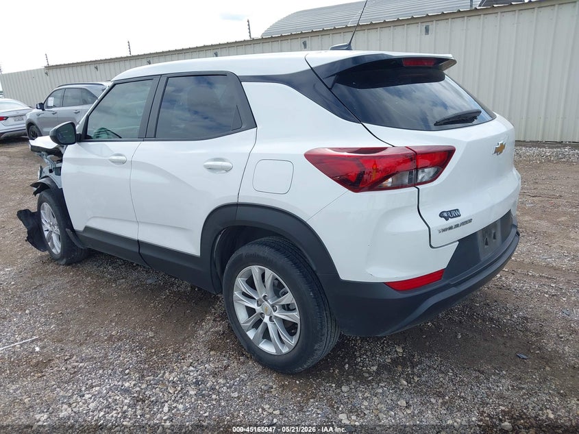 2023 Chevrolet Trailblazer VIN KL79MMS29PB195979 IAAI salvage auction — FRONT & REAR, Original (Texas), sold $1,250 on 2026-07-29 (photo 3)