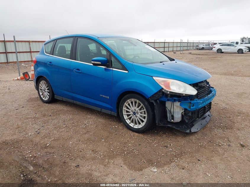 2013 Ford C-max VIN 1FADP5BU0DL507176 IAAI salvage auction — LEFT SIDE, Salvage Title, sold $25 on 2026-07-31 (photo 1)