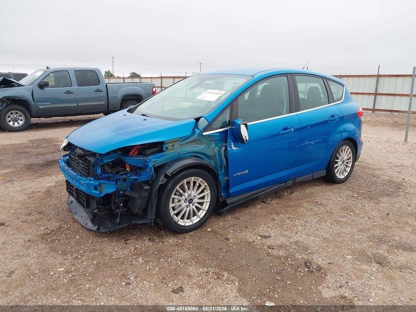 2013 Ford C-max VIN 1FADP5BU0DL507176 IAAI salvage auction — LEFT SIDE, Salvage Title, sold $25 on 2026-07-31 (photo 2)