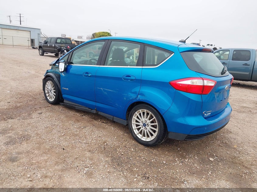 2013 Ford C-max VIN 1FADP5BU0DL507176 IAAI salvage auction — LEFT SIDE, Salvage Title, sold $25 on 2026-07-31 (photo 3)