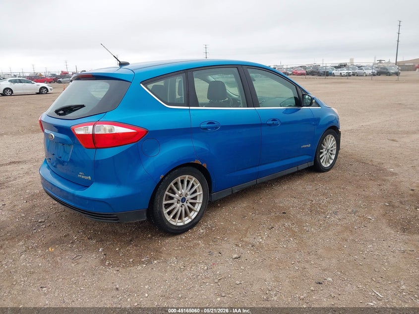 2013 Ford C-max VIN 1FADP5BU0DL507176 IAAI salvage auction — LEFT SIDE, Salvage Title, sold $25 on 2026-07-31 (photo 4)