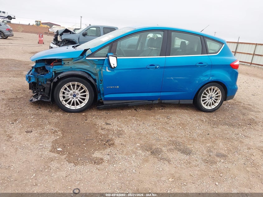 2013 Ford C-max VIN 1FADP5BU0DL507176 IAAI salvage auction — LEFT SIDE, Salvage Title, sold $25 on 2026-07-31 (photo 6)