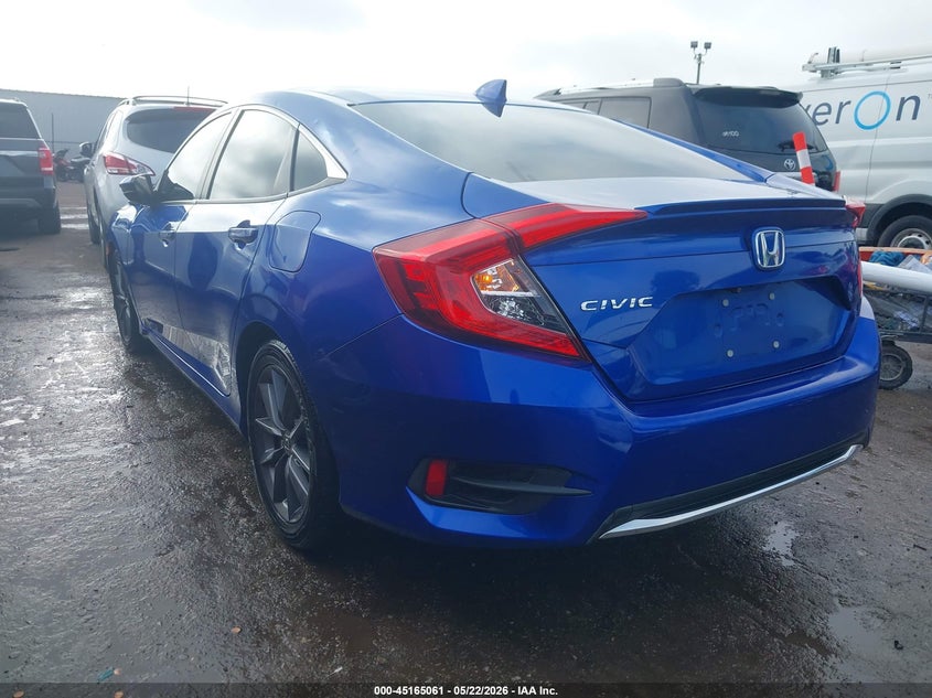 2019 Honda Civic VIN JHMFC1F71KX001999 IAAI salvage auction — HAIL, Salvage Title, sold $25 on 2026-08-01 (photo 3)