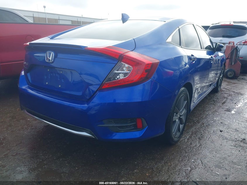2019 Honda Civic VIN JHMFC1F71KX001999 IAAI salvage auction — HAIL, Salvage Title, sold $25 on 2026-08-01 (photo 4)
