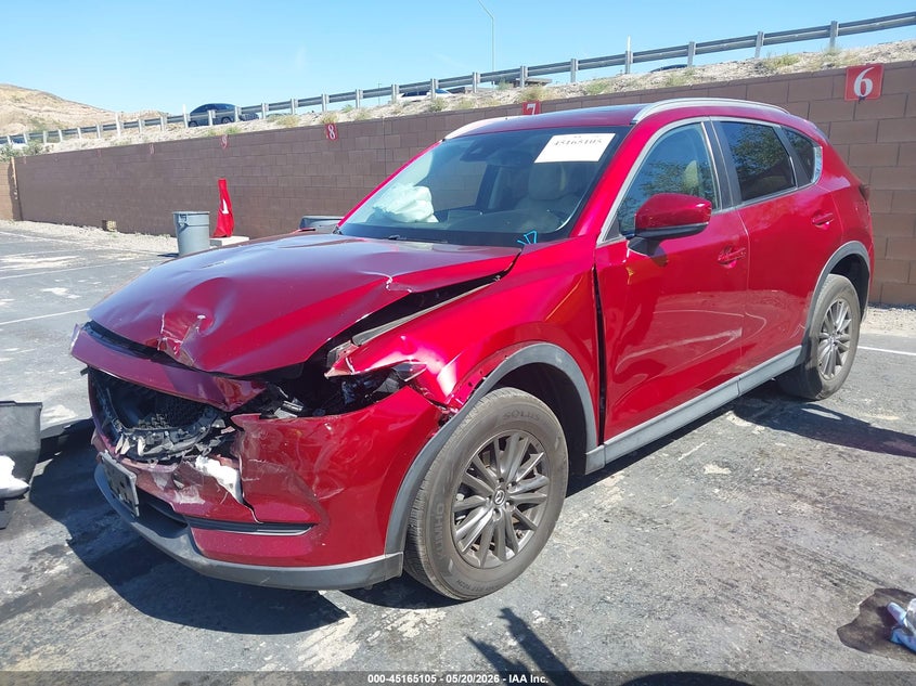2019 Mazda Cx-5 VIN JM3KFACM4K0535595 IAAI salvage auction — RIGHT FRONT, Salvage (California), sold $2,350 on 2026-07-08 (photo 2)