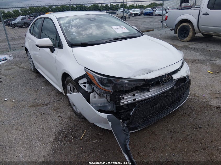 2022 Toyota Corolla VIN 5YFEPMAE4NP381142 IAAI salvage auction — FRONT END, Salvage (Louisiana), sold $4,550 on 2026-07-18 (photo 1)