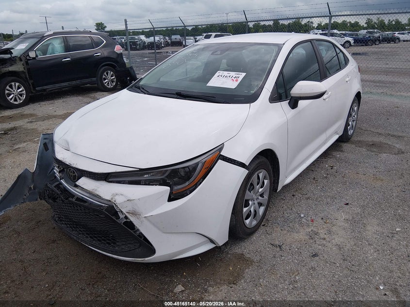 2022 Toyota Corolla VIN 5YFEPMAE4NP381142 IAAI salvage auction — FRONT END, Salvage (Louisiana), sold $4,550 on 2026-07-18 (photo 2)