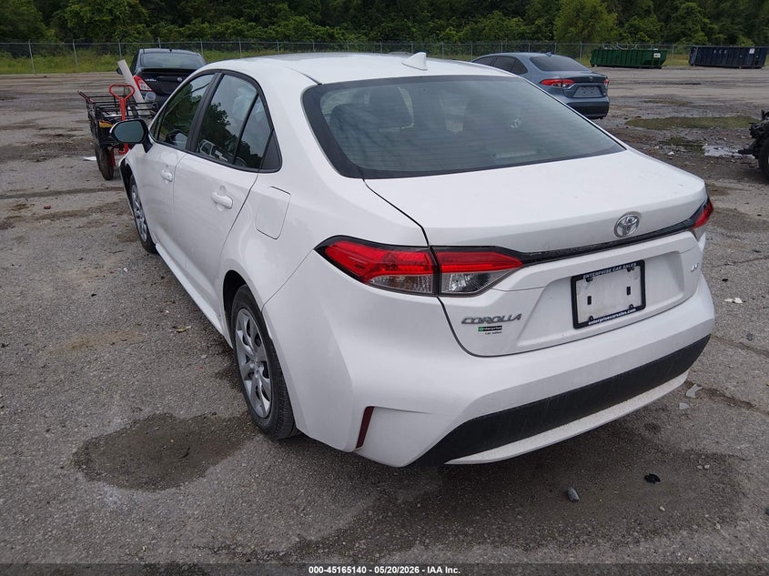 2022 Toyota Corolla VIN 5YFEPMAE4NP381142 IAAI salvage auction — FRONT END, Salvage (Louisiana), sold $4,550 on 2026-07-18 (photo 3)