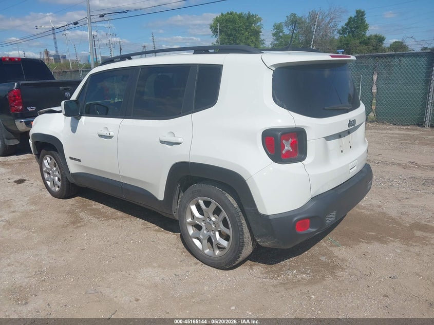 2018 Jeep Renegade VIN ZACCJABB1JPH84831 IAAI salvage auction — FRONT END, Original (Texas), sold $1,600 on 2026-07-29 (photo 3)