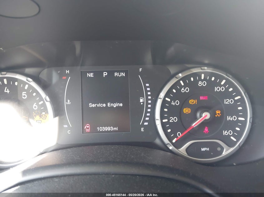 2018 Jeep Renegade VIN ZACCJABB1JPH84831 IAAI salvage auction — FRONT END, Original (Texas), sold $1,600 on 2026-07-29 (photo 7)