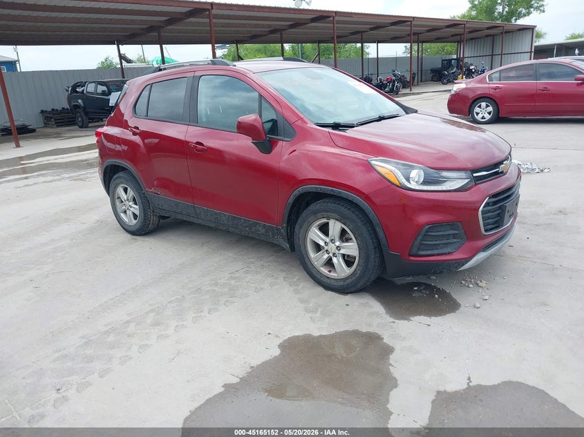 2021 Chevrolet Trax VIN KL7CJLSB9MB345948 IAAI salvage auction — HAIL, Original (Texas), sold $25 on 2026-07-22 (photo 1)