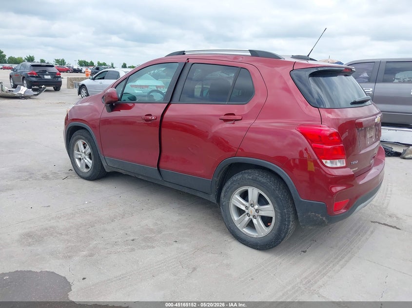 2021 Chevrolet Trax VIN KL7CJLSB9MB345948 IAAI salvage auction — HAIL, Original (Texas), sold $25 on 2026-07-22 (photo 3)