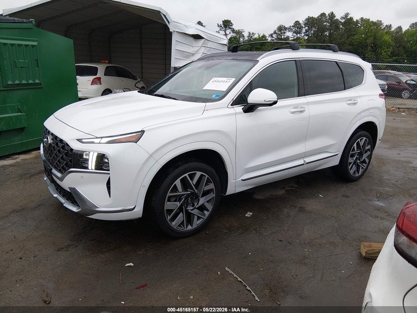 2022 Hyundai Santa fe VIN 5NMS5DAL1NH403020 IAAI salvage auction — RIGHT FRONT, Salvage (Virginia), sold $10,725 on 2026-07-31 (photo 2)
