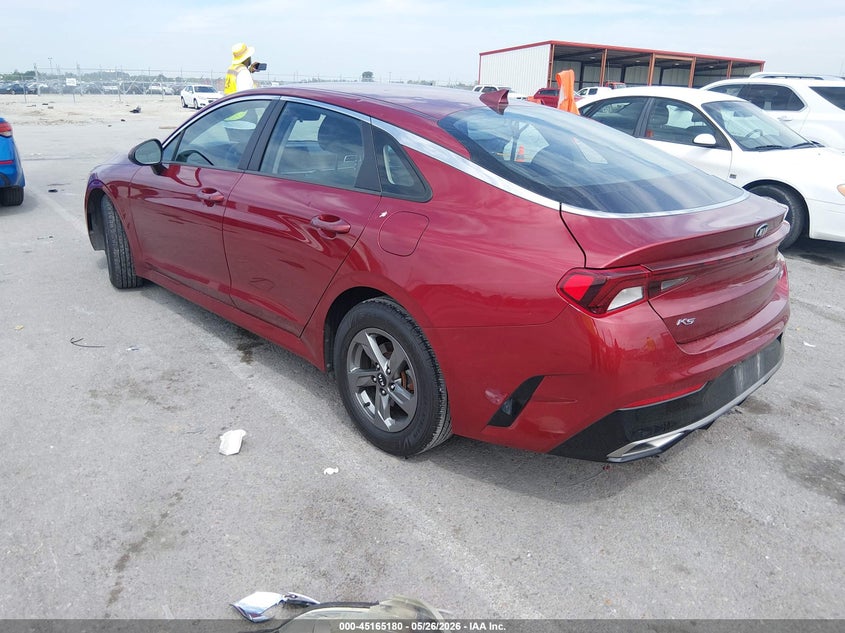 2021 Kia K5 VIN 5XXG14J26MG025654 IAAI salvage auction — HAIL, Salvage (Illinois), sold $3,650 on 2026-07-20 (photo 3)