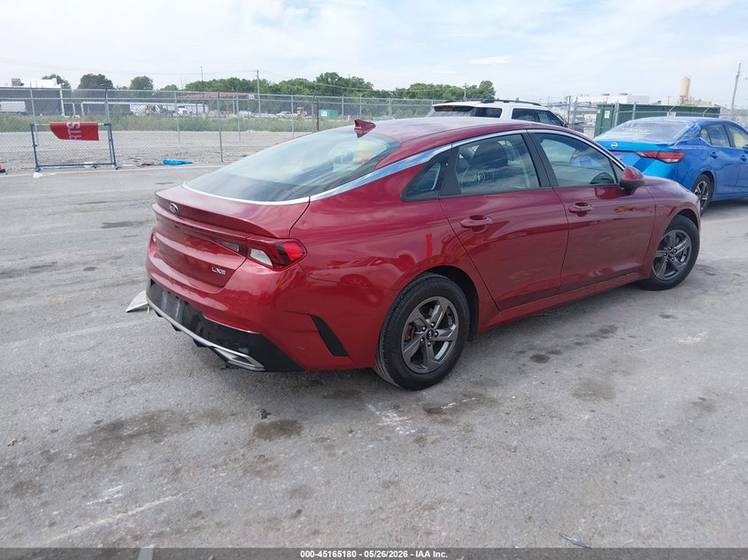 2021 Kia K5 VIN 5XXG14J26MG025654 IAAI salvage auction — HAIL, Salvage (Illinois), sold $3,650 on 2026-07-20 (photo 4)