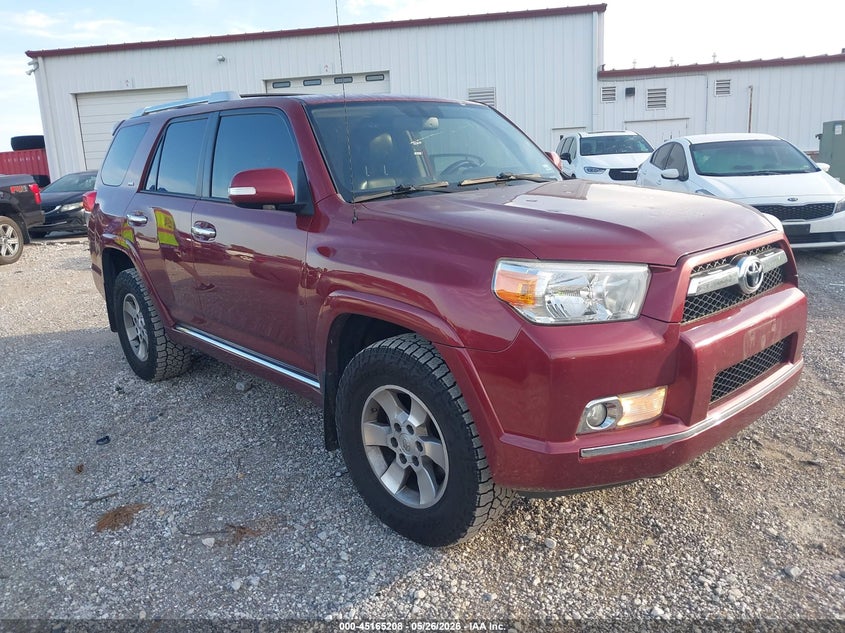 2013 Toyota 4runner VIN JTEBU5JRXD5124062 IAAI salvage auction — HAIL, Clear (Missouri), sold $8,150 on 2026-07-06 (photo 1)