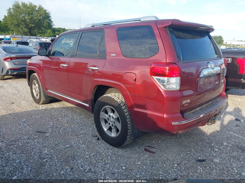 2013 Toyota 4runner VIN JTEBU5JRXD5124062 IAAI salvage auction — HAIL, Clear (Missouri), sold $8,150 on 2026-07-06 (photo 3)