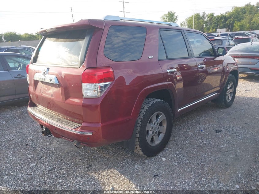 2013 Toyota 4runner VIN JTEBU5JRXD5124062 IAAI salvage auction — HAIL, Clear (Missouri), sold $8,150 on 2026-07-06 (photo 4)