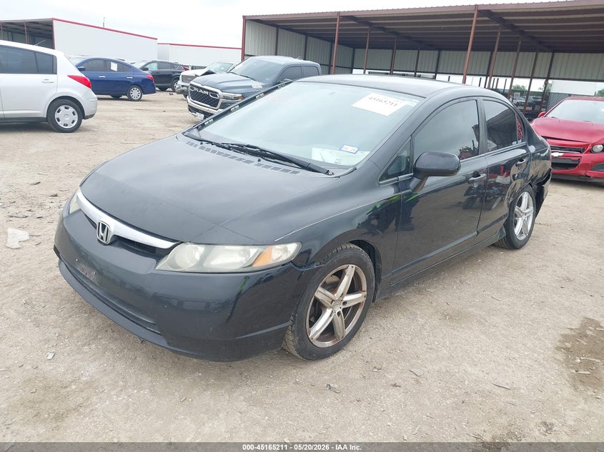 2008 Honda Civic VIN 1HGFA16538L057532 IAAI salvage auction — REAR END, Salvage (Texas), sold $800 on 2026-07-05 (photo 2)