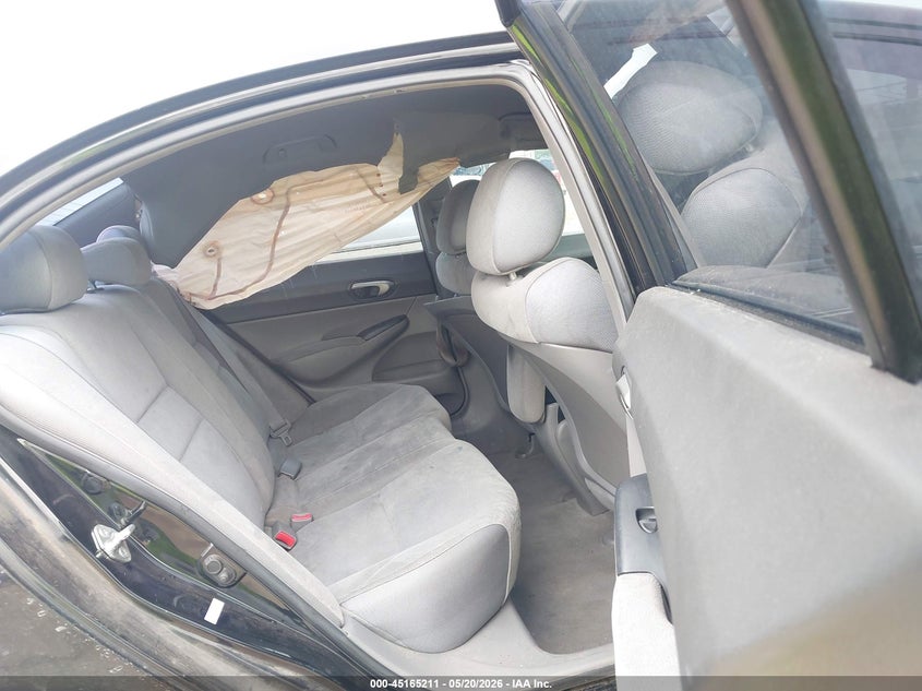 2008 Honda Civic VIN 1HGFA16538L057532 IAAI salvage auction — REAR END, Salvage (Texas), sold $800 on 2026-07-05 (photo 8)