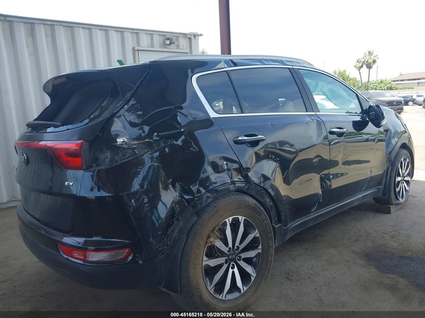 2017 Kia Sportage VIN KNDPN3AC8H7099079 IAAI salvage auction — ROLLOVER, Salvage (California), sold $1,500 on 2026-07-28 (photo 6)