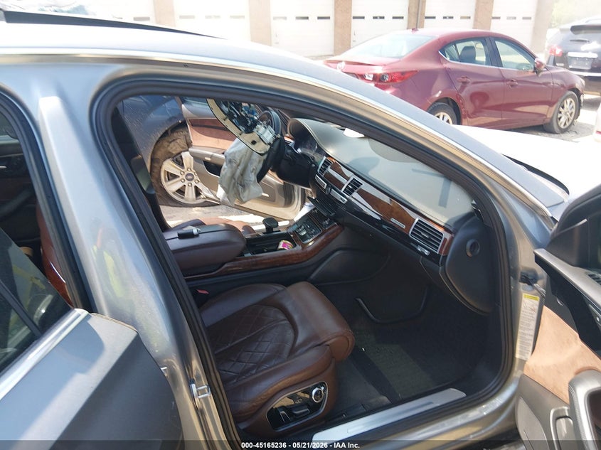 2013 Audi A8 VIN WAURGAFD2DN025510 IAAI salvage auction — RIGHT FRONT, Salvage (North Carolina), sold $1,650 on 2026-07-13 (photo 5)