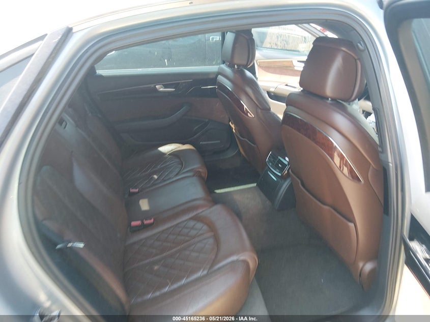2013 Audi A8 VIN WAURGAFD2DN025510 IAAI salvage auction — RIGHT FRONT, Salvage (North Carolina), sold $1,650 on 2026-07-13 (photo 8)