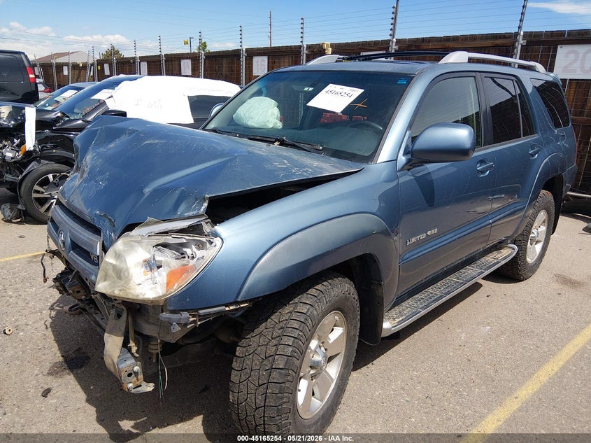 2003 Toyota 4runner VIN JTEBT17R430026028 IAAI salvage auction — RIGHT FRONT, Salvage (Colorado), sold $2,300 on 2026-07-10 (photo 2)