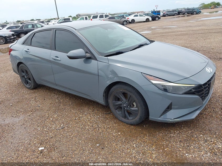 2021 Hyundai Elantra VIN KMHLS4AG2MU065419 IAAI salvage auction — REAR END, Original (Texas), sold $25 on 2026-07-29 (photo 1)