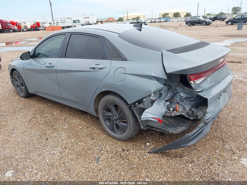 2021 Hyundai Elantra VIN KMHLS4AG2MU065419 IAAI salvage auction — REAR END, Original (Texas), sold $25 on 2026-07-29 (photo 3)