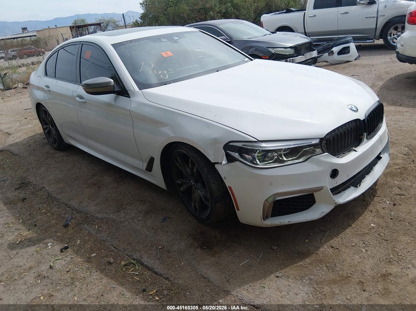 2018 BMW 5er VIN WBAJB9C5XJB050160 IAAI salvage auction — BIOHAZARD/CHEMICAL, Non-Repairable (Arizona), sold $8,500 on 2026-07-09 (photo 1)