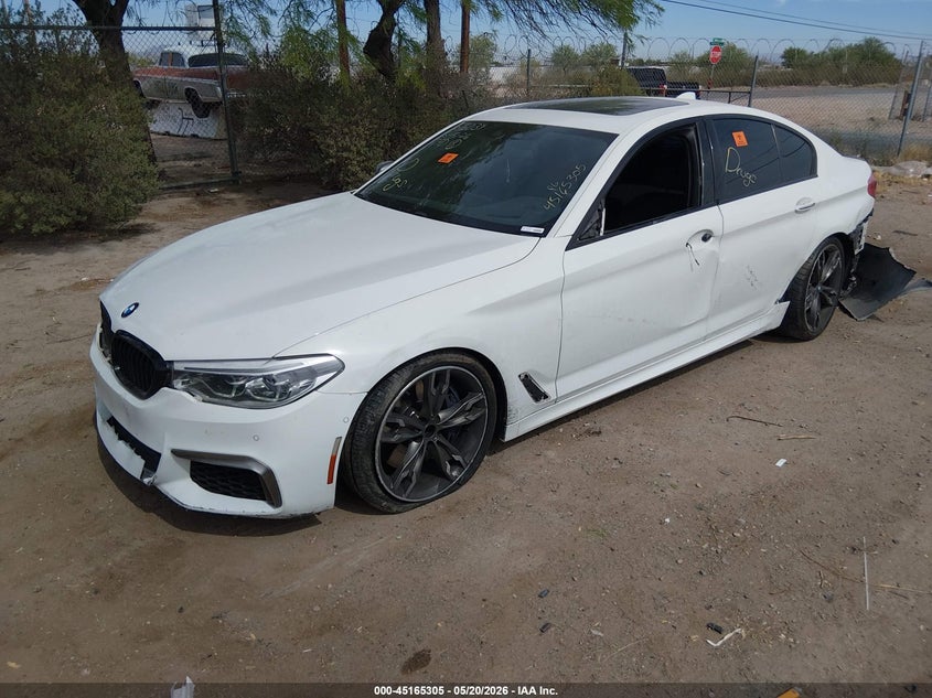 2018 BMW 5er VIN WBAJB9C5XJB050160 IAAI salvage auction — BIOHAZARD/CHEMICAL, Non-Repairable (Arizona), sold $8,500 on 2026-07-09 (photo 2)