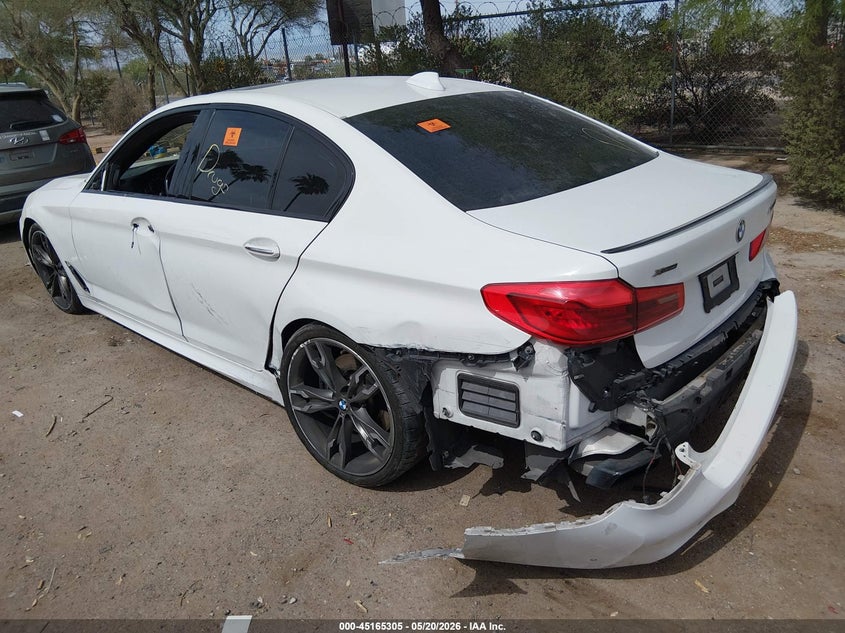 2018 BMW 5er VIN WBAJB9C5XJB050160 IAAI salvage auction — BIOHAZARD/CHEMICAL, Non-Repairable (Arizona), sold $8,500 on 2026-07-09 (photo 3)