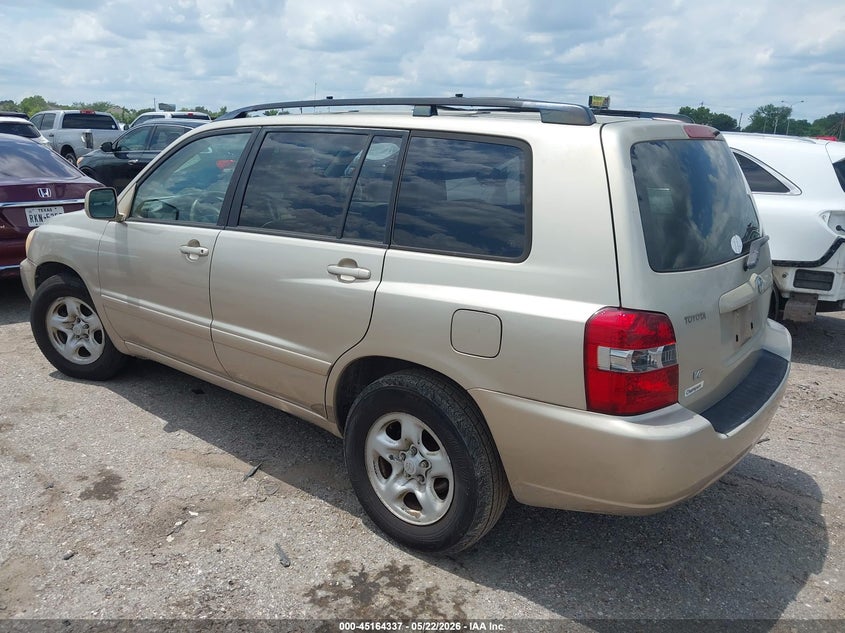 2007 Toyota Highlander VIN JTEDP21A870139427 IAAI salvage auction — RIGHT FRONT, Salvage (Texas), sold $800 on 2026-07-08 (photo 3)