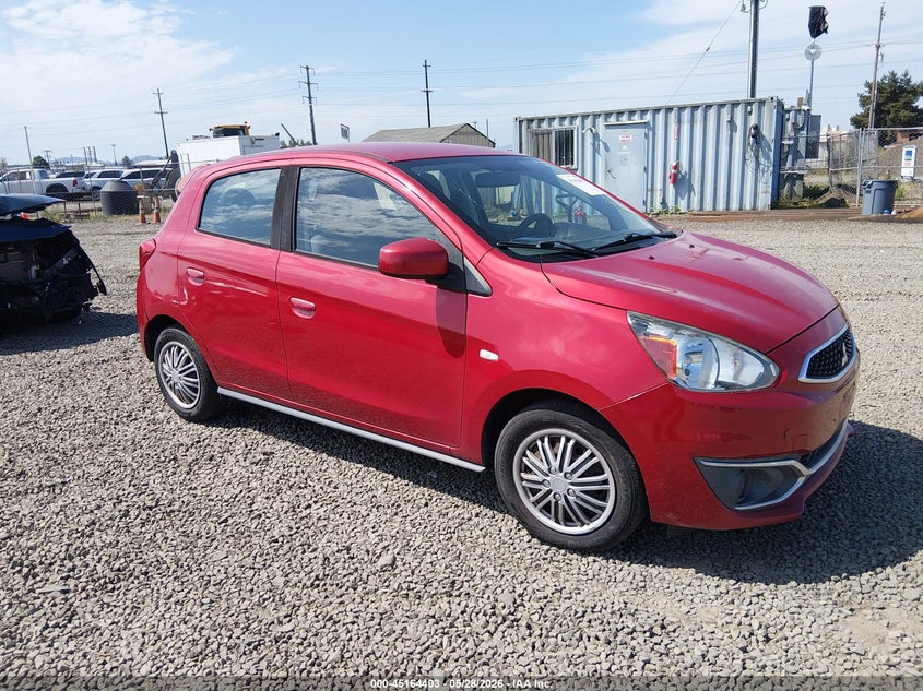 2017 Mitsubishi Mirage VIN ML32A3HJ8HH022171 IAAI salvage auction — LEFT REAR, Salvage (Oregon), sold $525 on 2026-07-06 (photo 1)