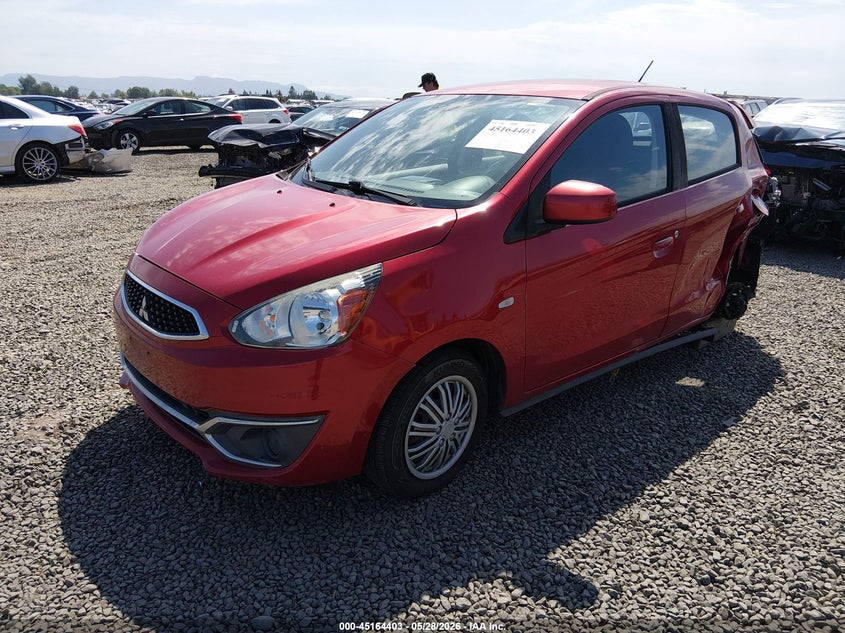2017 Mitsubishi Mirage VIN ML32A3HJ8HH022171 IAAI salvage auction — LEFT REAR, Salvage (Oregon), sold $525 on 2026-07-06 (photo 2)
