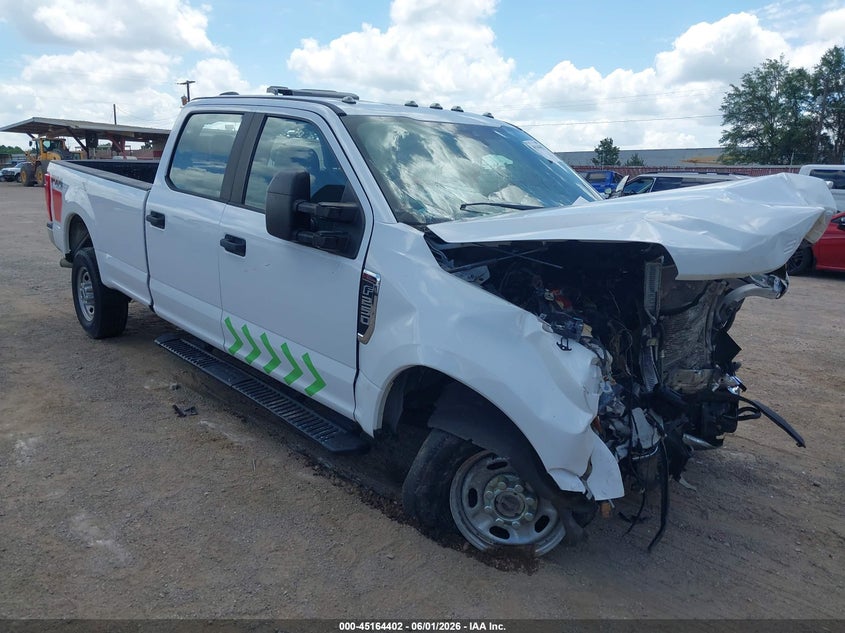 2021 Ford F250 VIN 1FT7W2B61MED94661 IAAI salvage auction — FRONT END, Salvage Title, sold $900 on 2026-07-09 (photo 1)