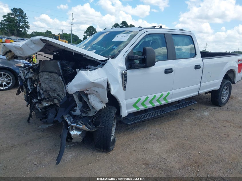 2021 Ford F250 VIN 1FT7W2B61MED94661 IAAI salvage auction — FRONT END, Salvage Title, sold $900 on 2026-07-09 (photo 2)