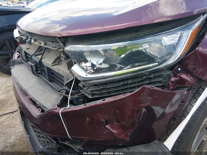 2017 Honda Cr-v VIN 7FARW1H8XHE021459 IAAI salvage auction — FRONT END, Clear (Oklahoma), sold $6,050 on 2026-07-15 (photo 6)