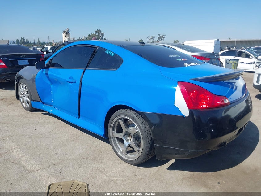 2011 Infiniti G37 VIN JN1CV6EK4BM212720 IAAI salvage auction — LEFT FRONT, Salvage (California), sold $400 on 2026-07-29 (photo 3)