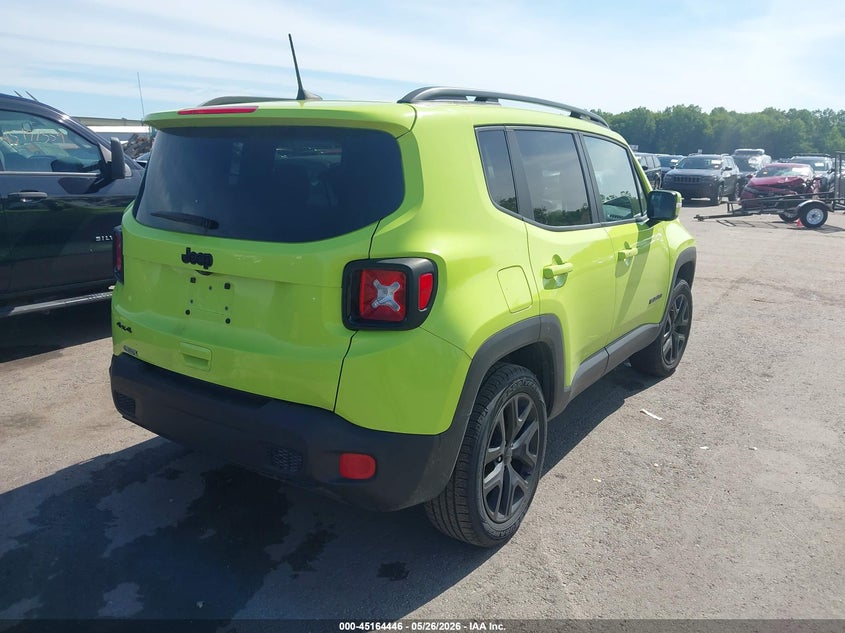 2018 Jeep Renegade VIN ZACCJBBB0JPH75849 IAAI salvage auction — HAIL, Salvage (Ohio), sold $2,600 on 2026-07-07 (photo 4)