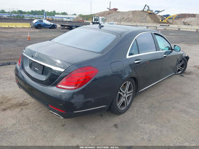 2016 Mercedes-benz S-klasse VIN WDDUG8FB2GA262035 IAAI salvage auction — RIGHT FRONT, Salvage Title, sold $4,850 on 2026-07-21 (photo 4)