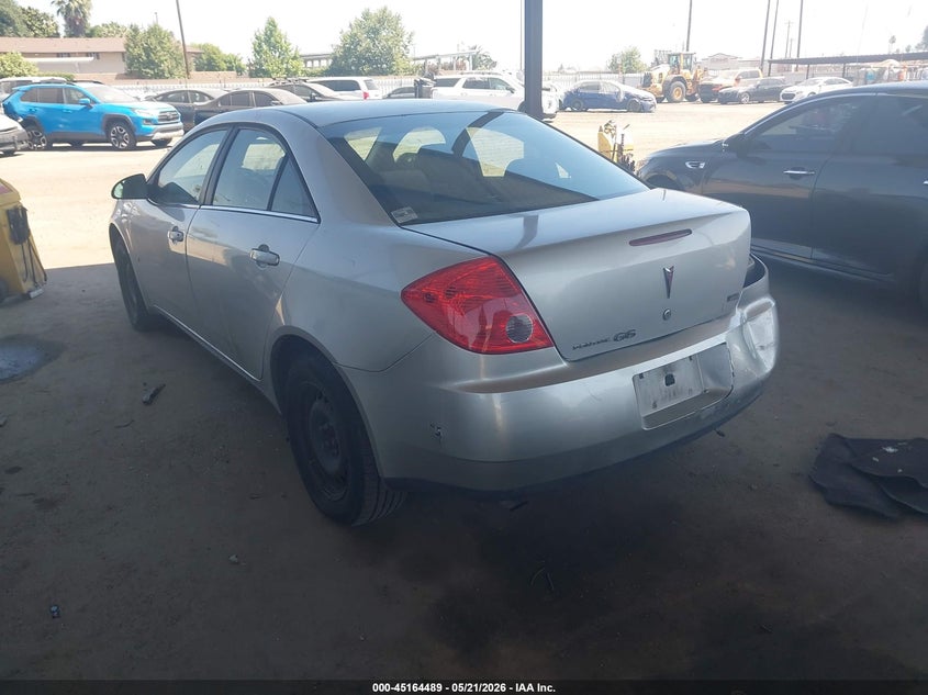 2008 Pontiac G6 VIN 1G2ZF57BX84147591 IAAI salvage auction — REAR END, Salvage (California), sold $325 on 2026-09-08 (photo 3)