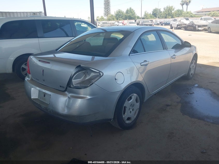 2008 Pontiac G6 VIN 1G2ZF57BX84147591 IAAI salvage auction — REAR END, Salvage (California), sold $325 on 2026-09-08 (photo 4)