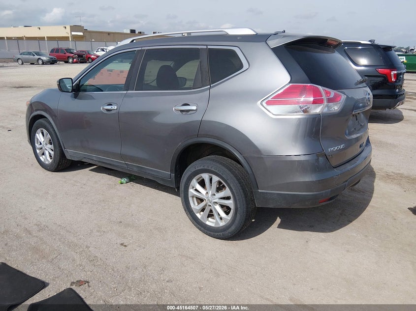 2016 Nissan Rogue VIN KNMAT2MVXGP700574 IAAI salvage auction — RIGHT FRONT, Clear (Kansas), sold $1,725 on 2026-07-10 (photo 3)